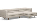 Ornette 2-Piece Right Chaise Sectional Sofa in Bluff Beige