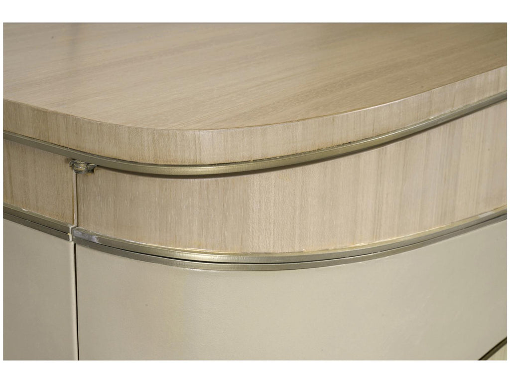 Water Breaker Credenza Console Table in Natural Dyed Koto