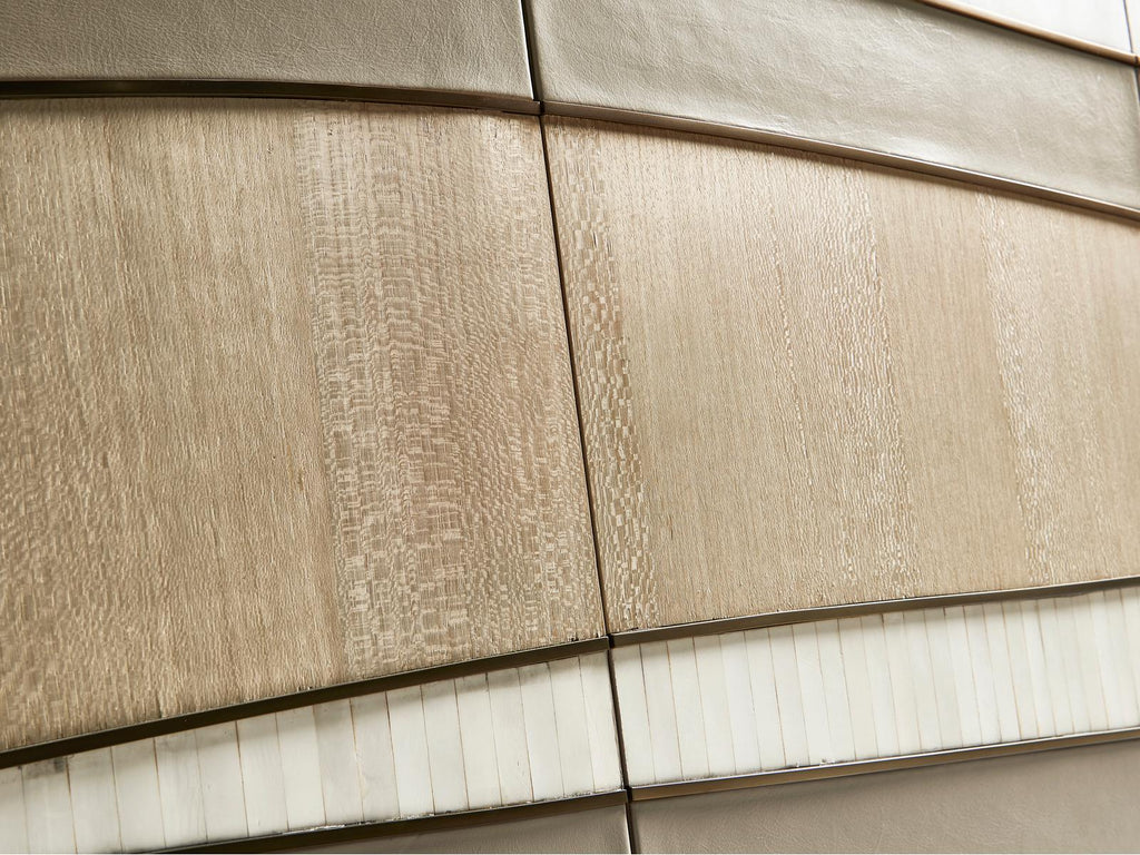 Water Breaker Credenza Console Table in Natural Dyed Koto
