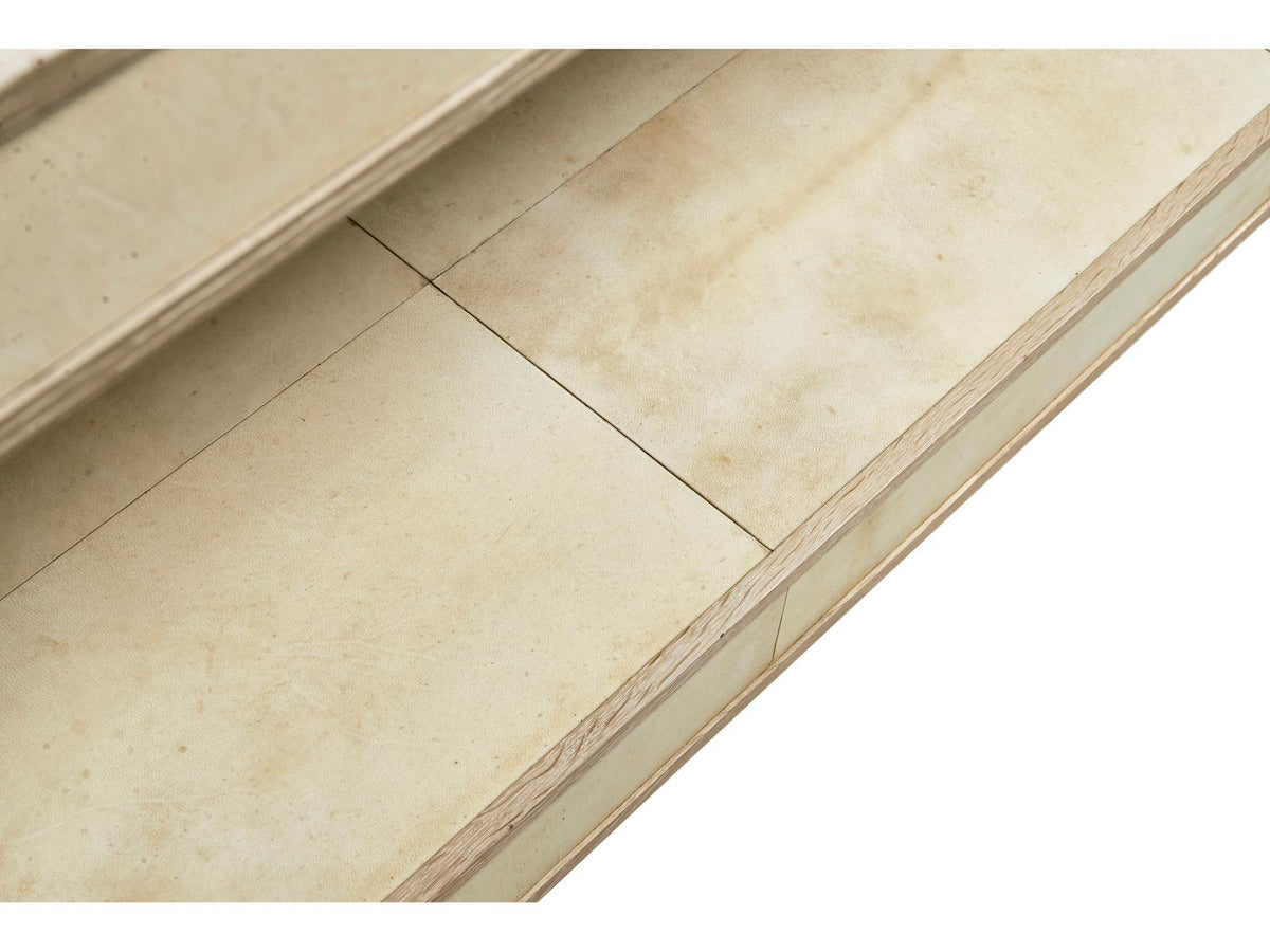 Water Hydra Rectangular Console Table in Parchment Oak