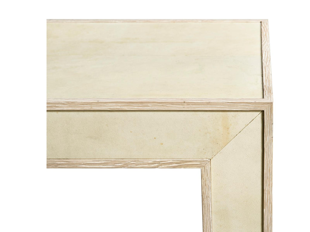 Water Hydra Rectangular Console Table in Parchment Oak