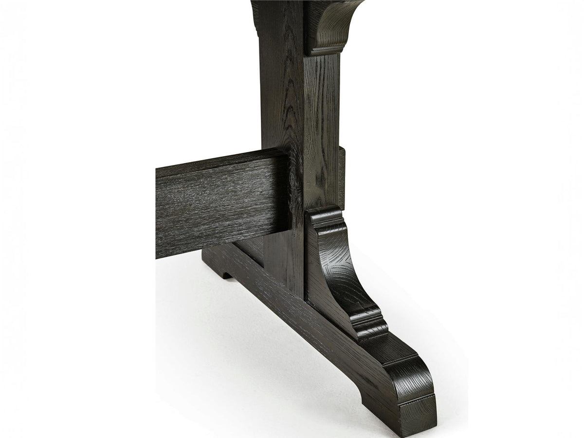 Timeless Epoch Rectangular Ebonized Oak Dining Table