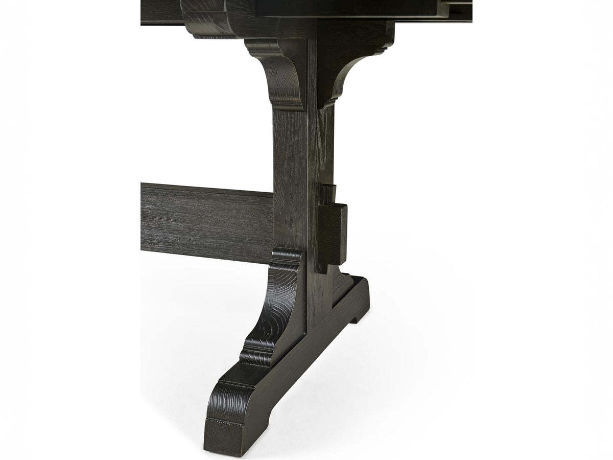 Timeless Epoch Rectangular Ebonized Oak Dining Table