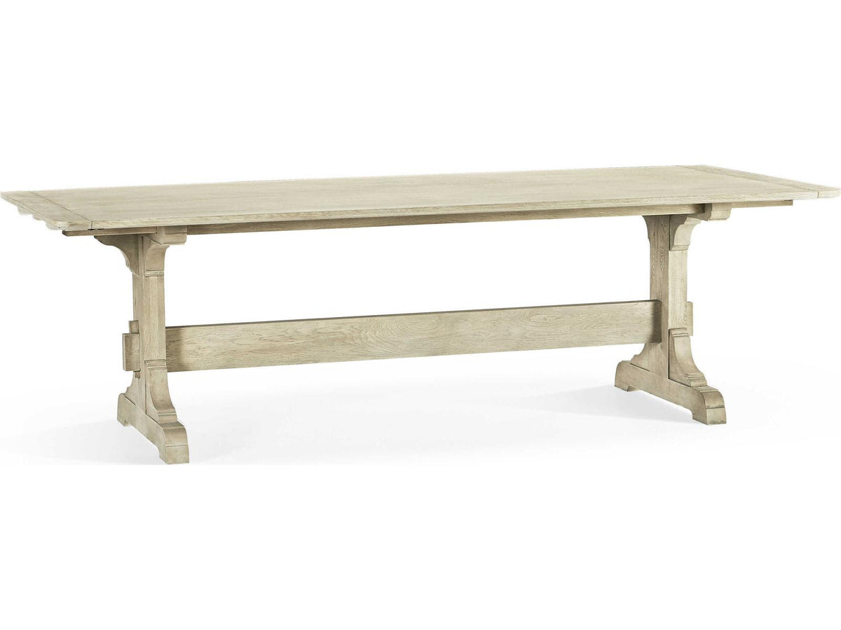 Epoch Extendable Rectangular Dining Table Stripped Oak Finish