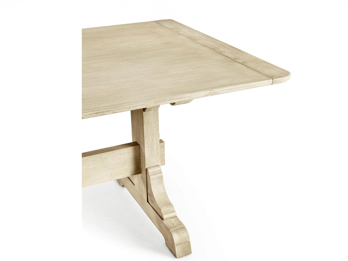 Epoch Extendable Rectangular Dining Table Stripped Oak Finish