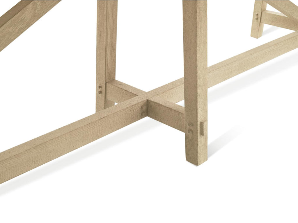 Timeless Rectangular 125-173 Inch Extendable Dining Table Stripped Oak