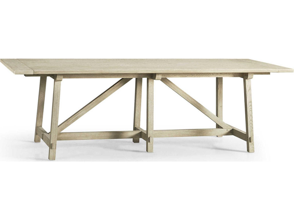 Timeless Sidereal Rectangular Dining Table in Stripped Oak