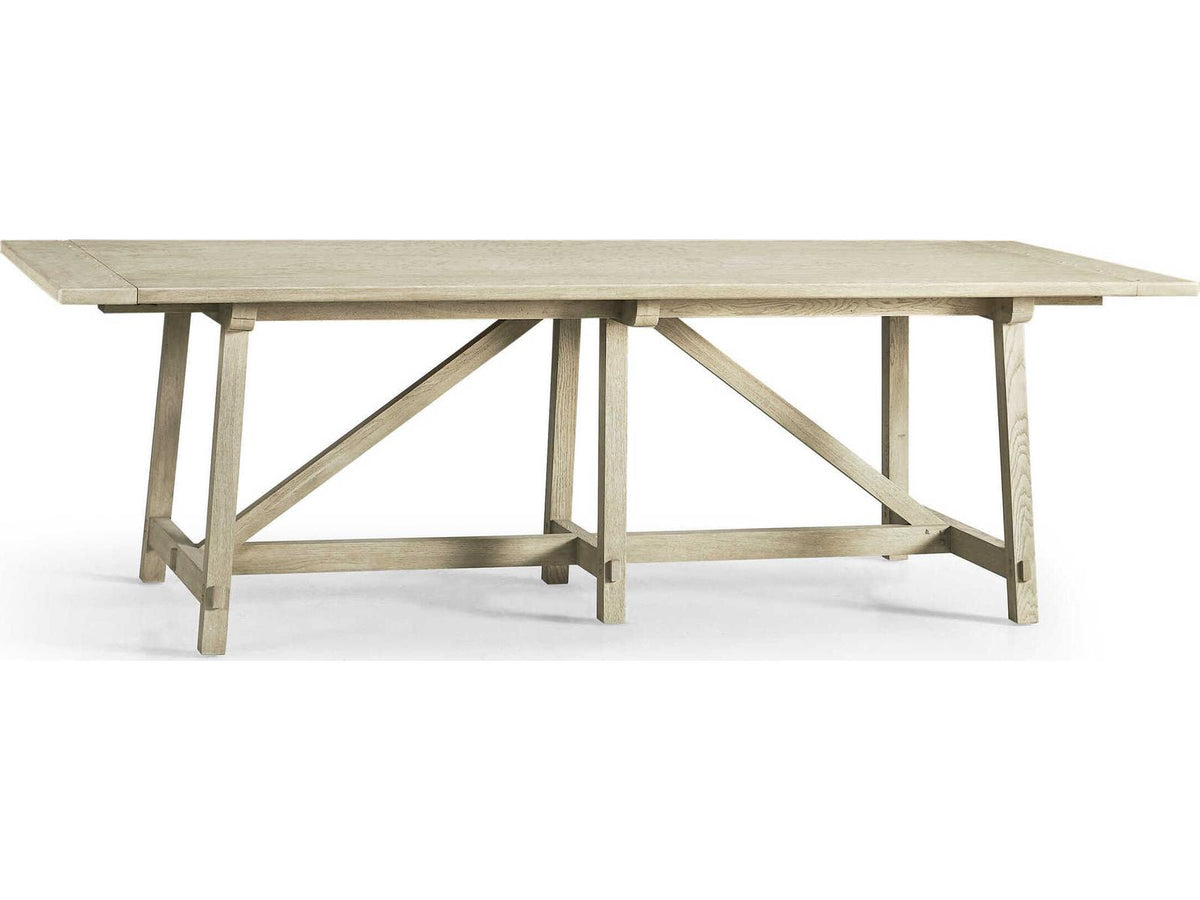 Timeless Sidereal Rectangular Dining Table in Stripped Oak