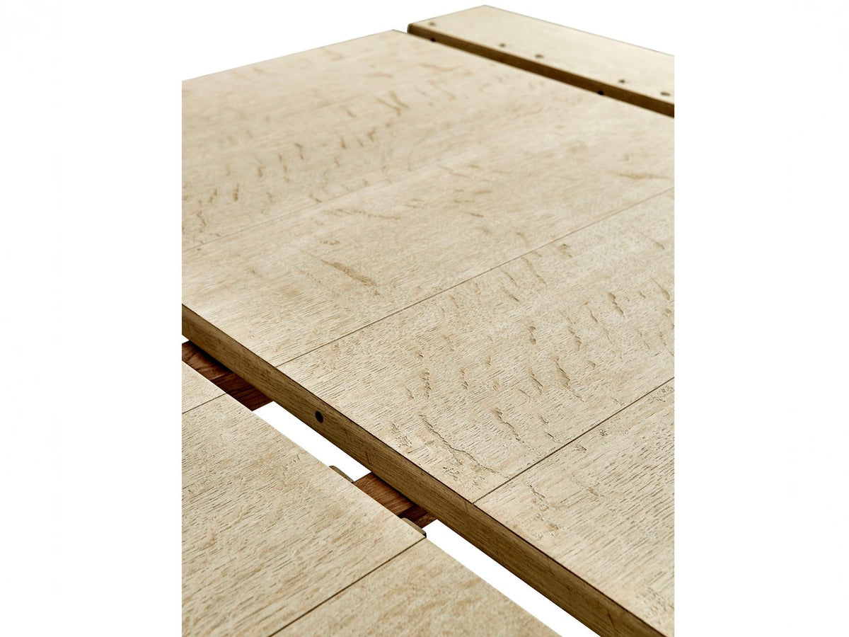 Timeless Sidereal Rectangular Dining Table in Stripped Oak
