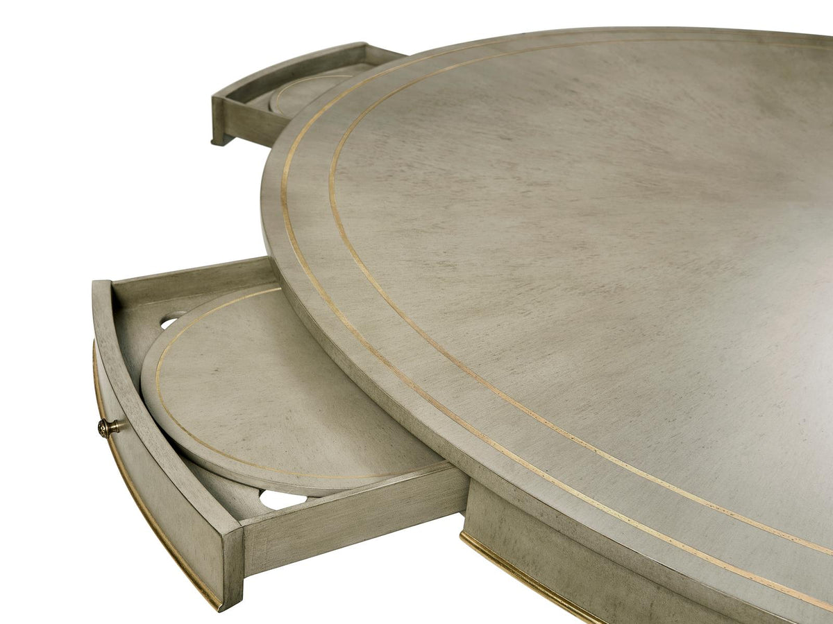 Buckingham Round 62-Inch Dining Table in Buckingham Grey