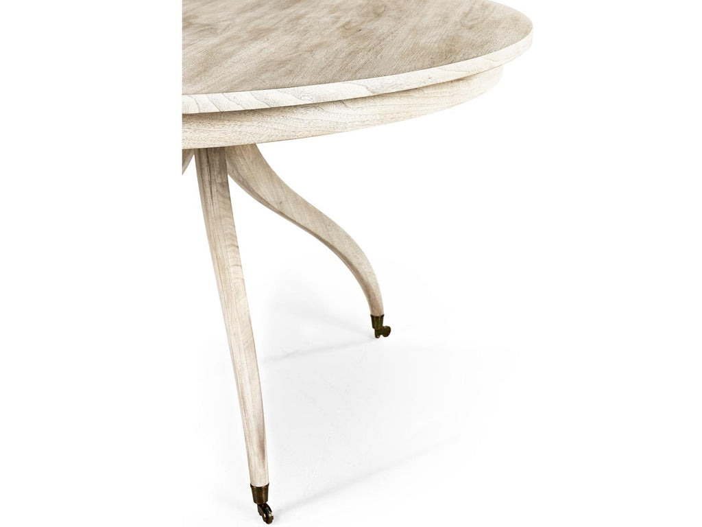 Timeless Rectangular Dining Table in Bleached Walnut with Extension Leaves