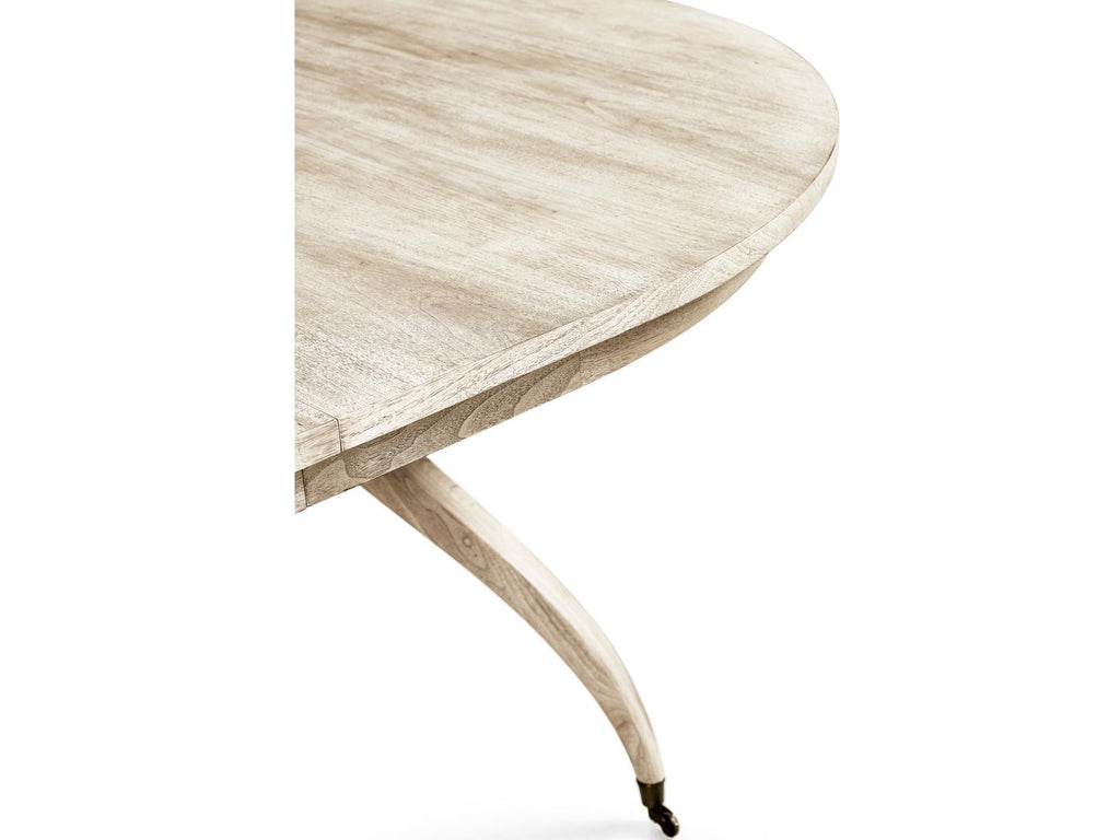 Timeless Rectangular Dining Table in Bleached Walnut with Extension Leaves