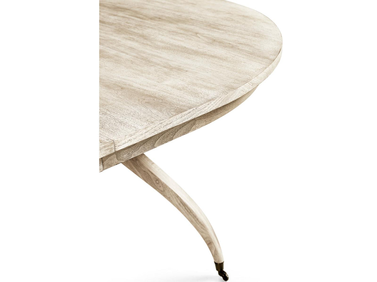 Timeless Rectangular Dining Table in Bleached Walnut with Extension Leaves