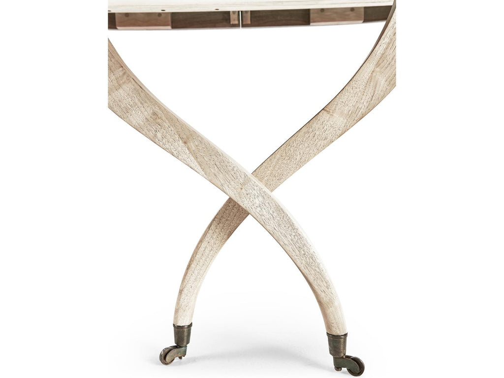 Timeless Rectangular Dining Table in Bleached Walnut with Extension Leaves