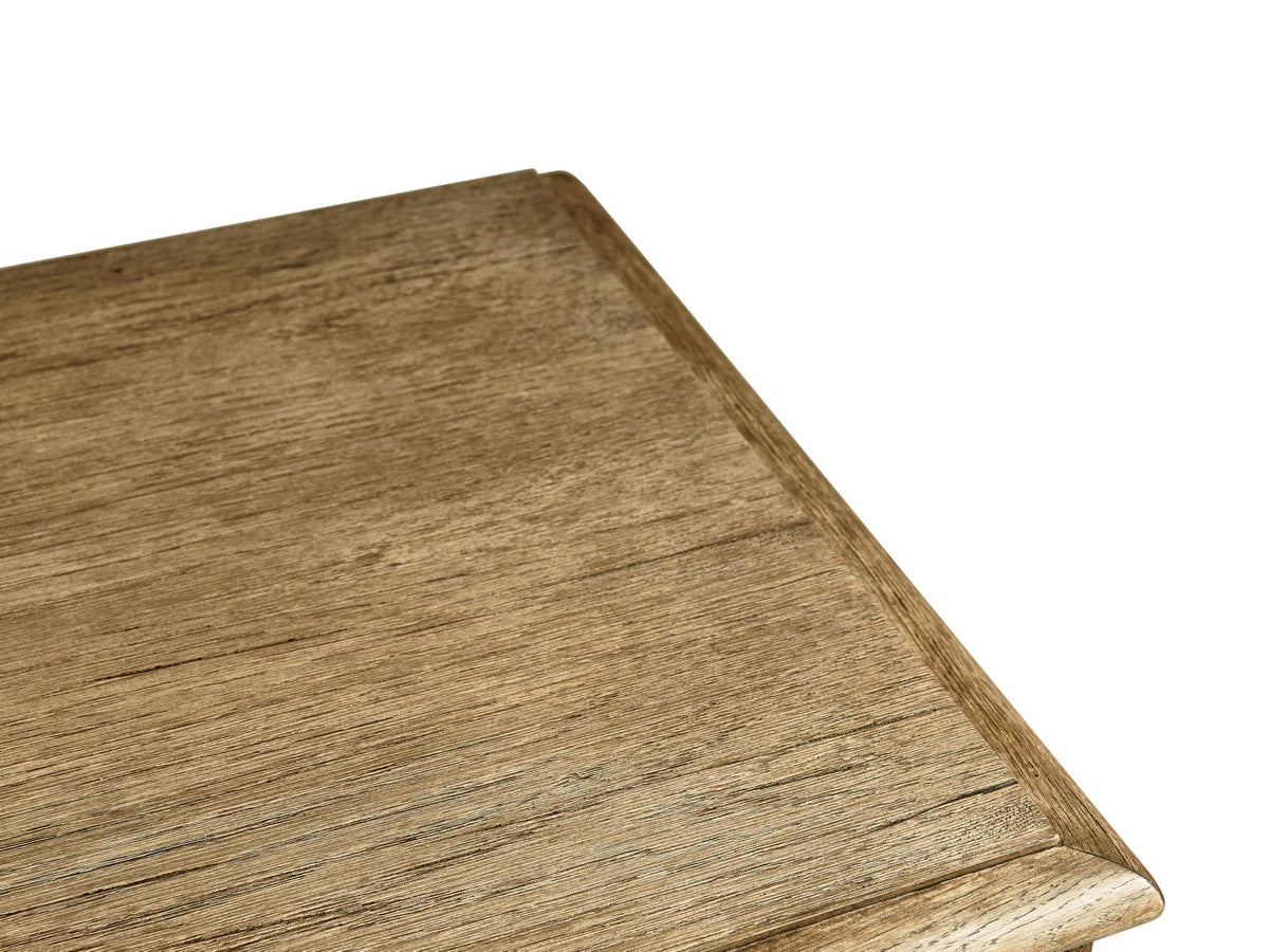 Timeless Oak Credenza Sideboard in Stripped Brown Chestnut
