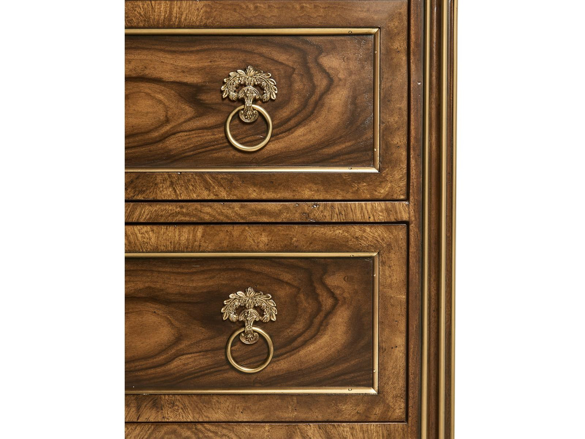 Viceroy 3-Drawer Traditional Mahogany Wood Nightstand