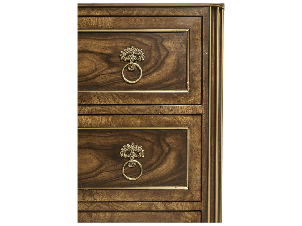 Viceroy 3-Drawer Traditional Mahogany Wood Nightstand