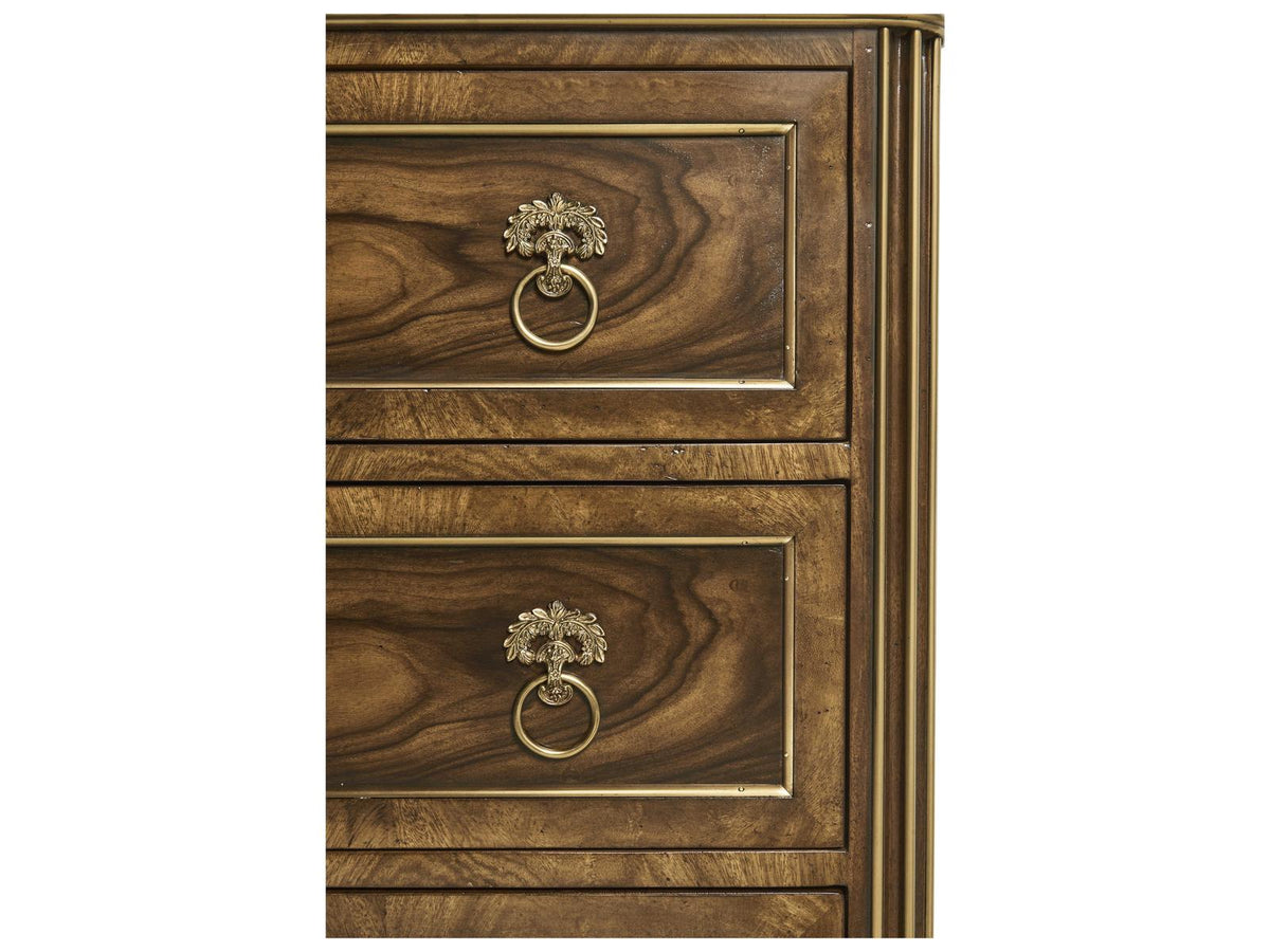 Viceroy 3-Drawer Traditional Mahogany Wood Nightstand
