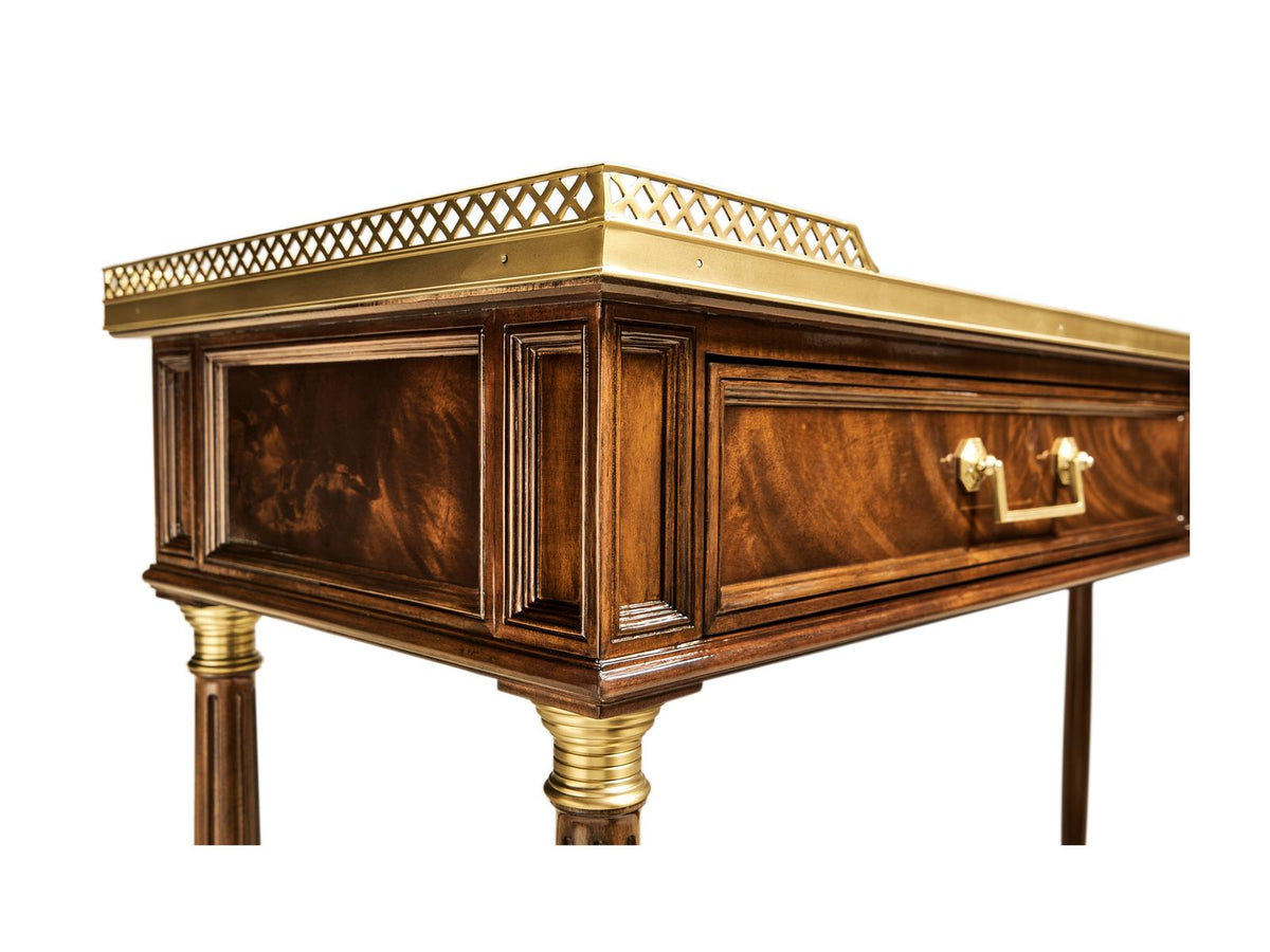Jc Traditional Rectangular Wood Console Table