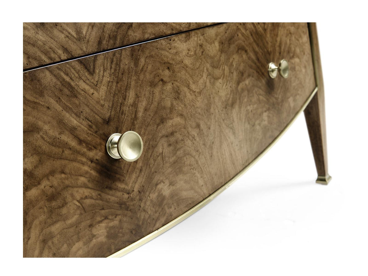 Barcelona 3-Drawer Bedside Chest in Walnut with Soft-Close Drawers