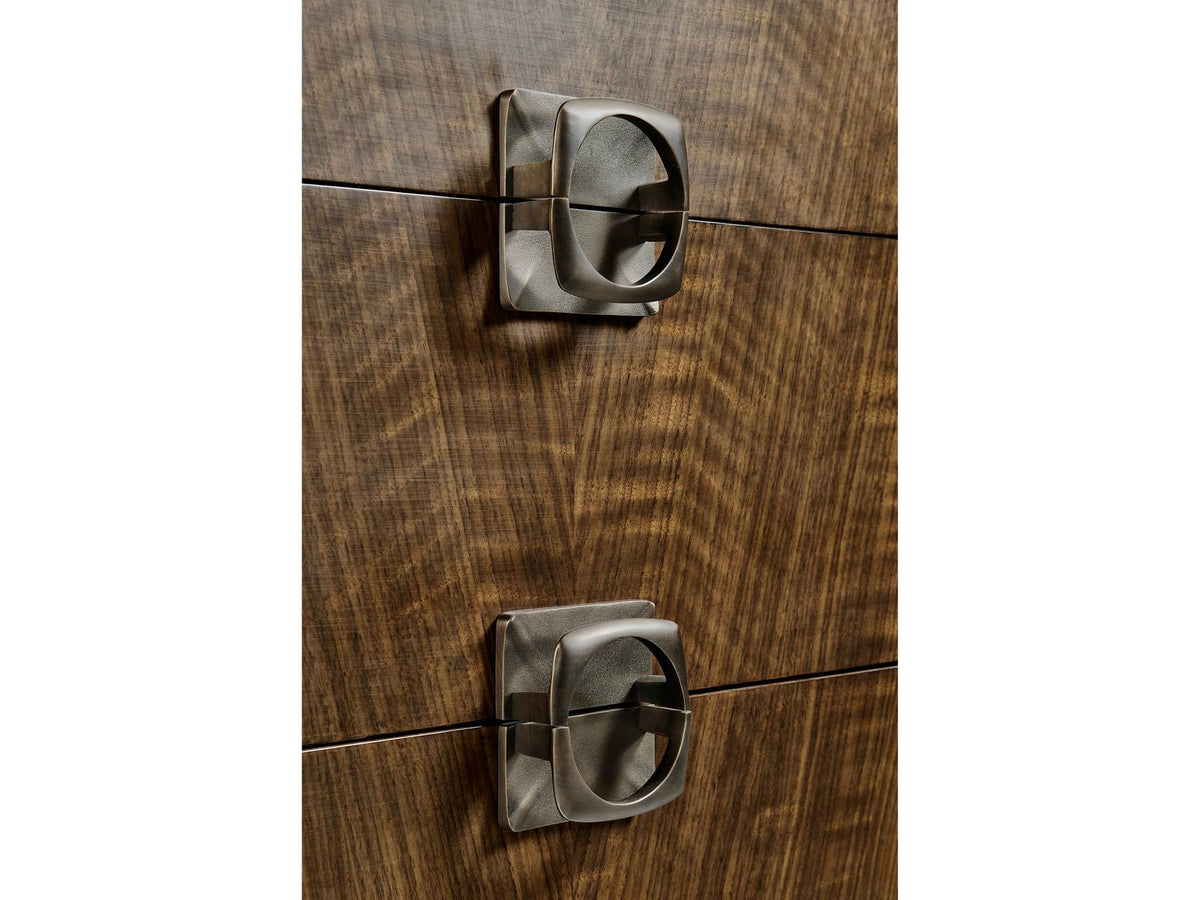 Toulouse 6-Drawer Walnut Wood Double Dresser