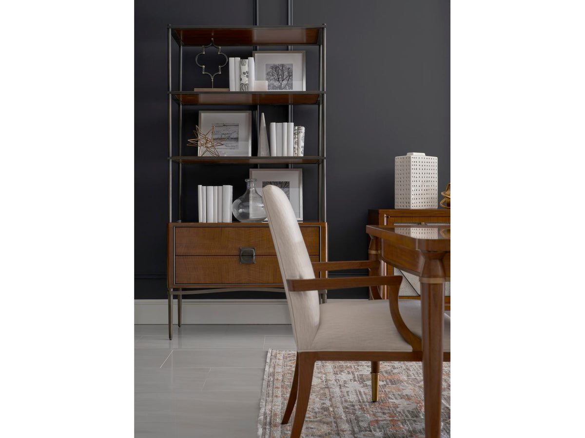 Toulouse Rectangular Wood Walnut Console Table