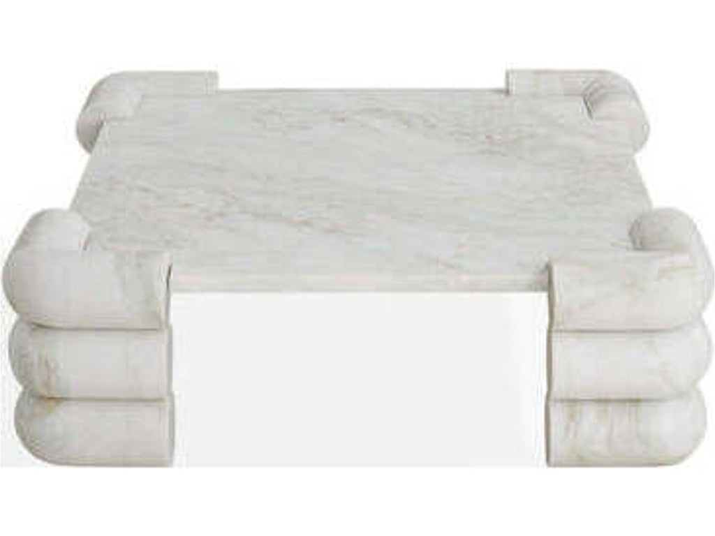 Circuit Square Coffee Table in Banswara Marble