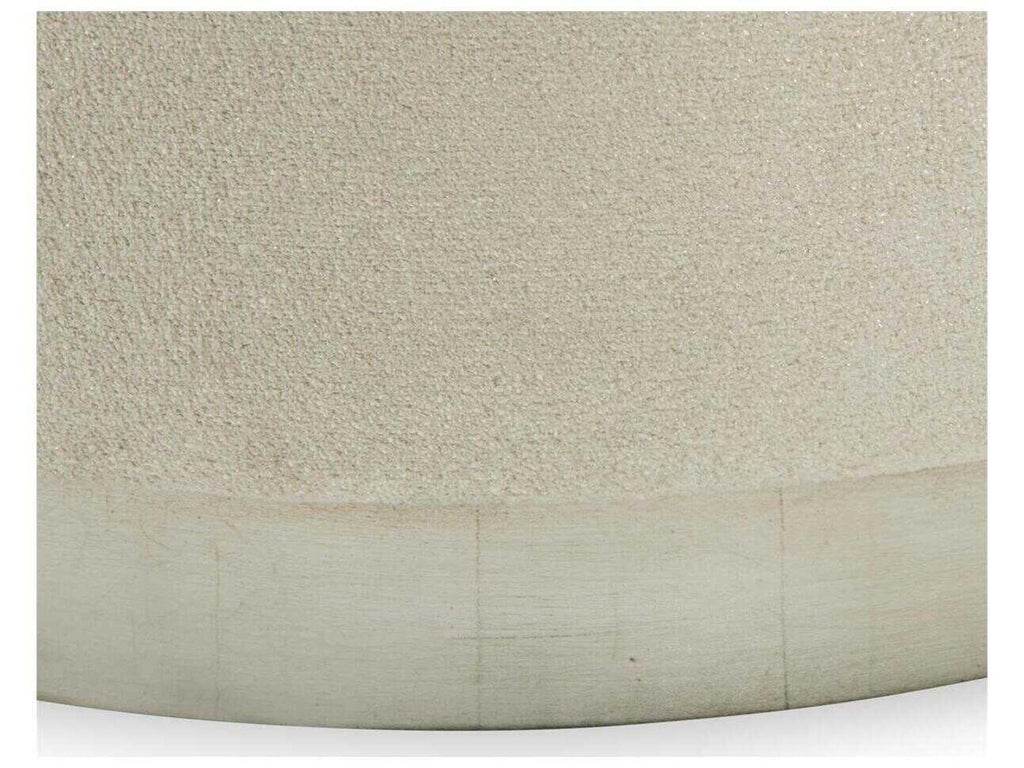 Bangle Cream Fabric Swivel Accent Chair