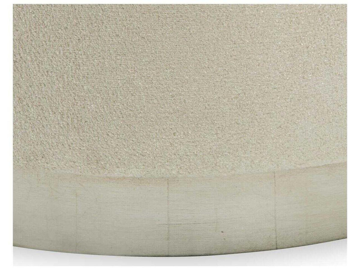 Bangle Cream Fabric Swivel Accent Chair