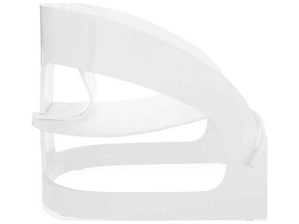 Joe Colombo 4801 Armchair in White PMMA