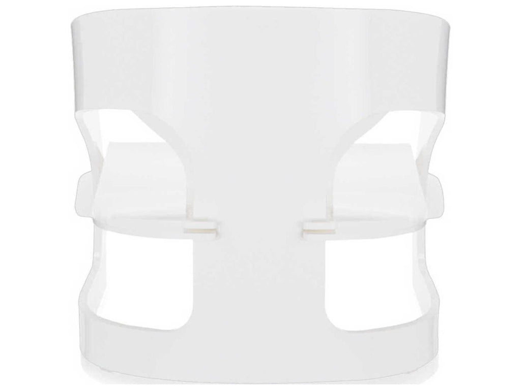 Joe Colombo 4801 Armchair in White PMMA