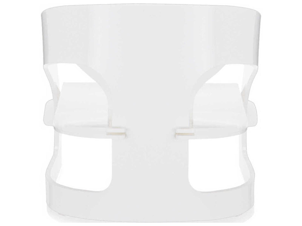 Joe Colombo 4801 Armchair in White PMMA