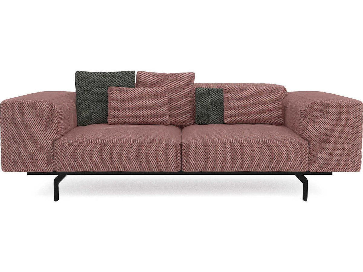 Largo 2-Seat Gubbio Pink Upholstered Sofa
