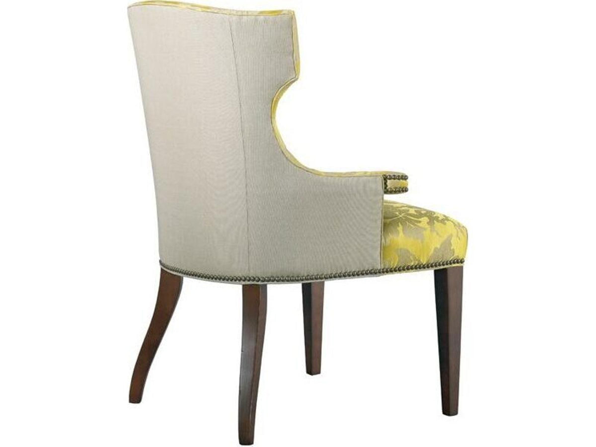 Quinn Upholstered Arm Dining Chair with Nailhead Trim