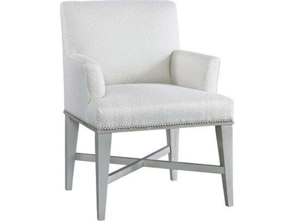 Britt Upholstered Accent Armchair with Nailhead Trim