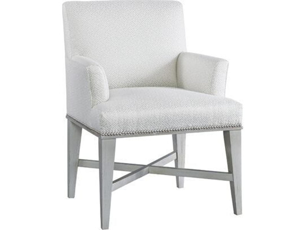 Britt Upholstered Accent Armchair with Nailhead Trim