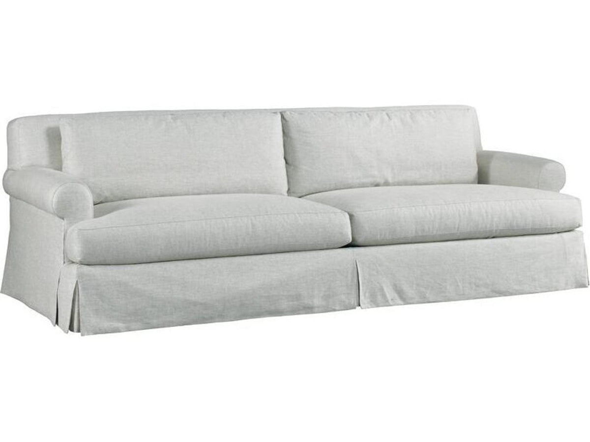 Upholstery Russell Sofa with Dressmaker Skirt and Lawson Back