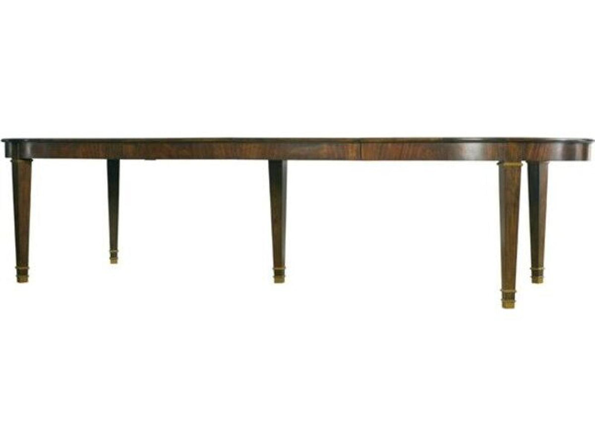 Classics Templeton Oval Dining Table in Rich Brown Antique Gold
