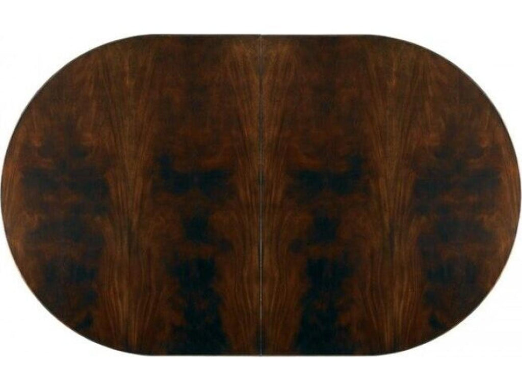 Classics Templeton Oval Dining Table in Rich Brown Antique Gold