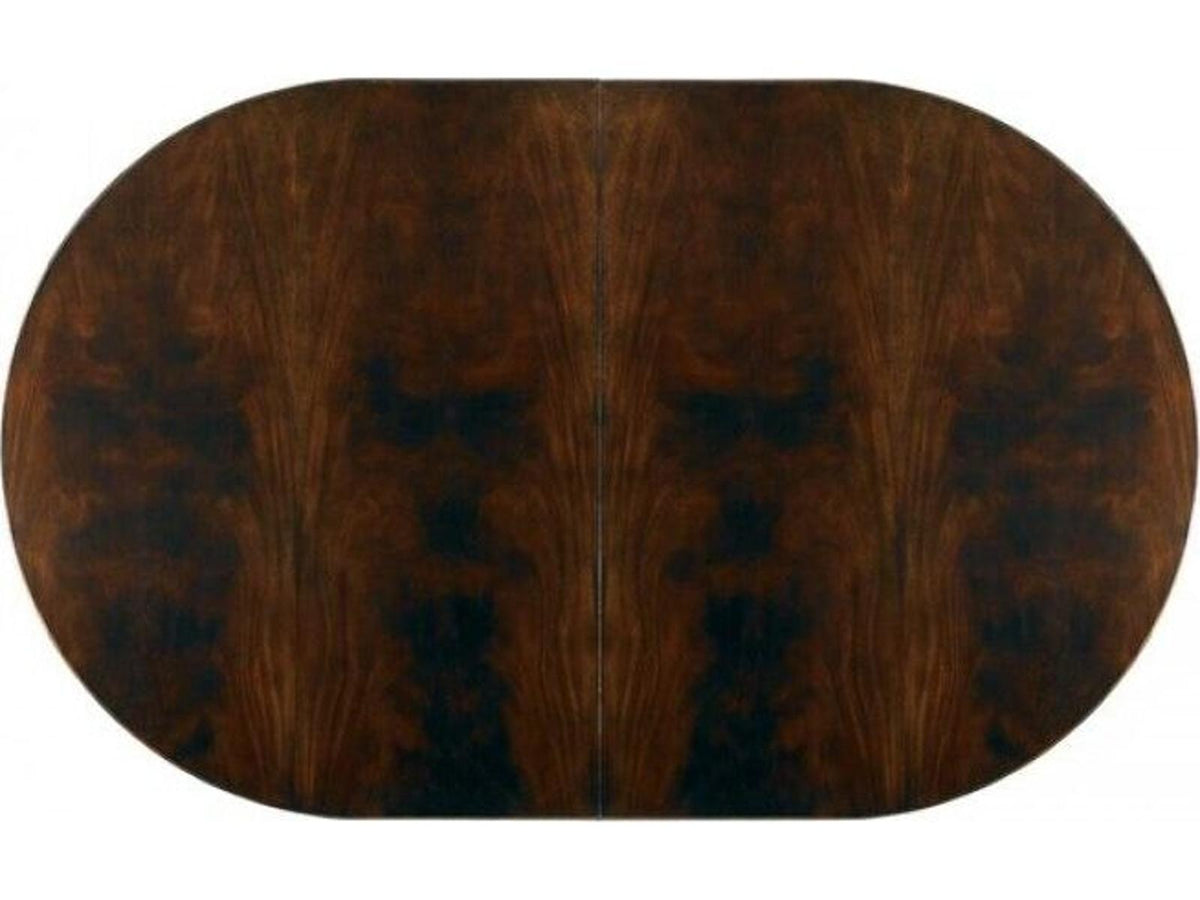 Classics Templeton Oval Dining Table in Rich Brown Antique Gold