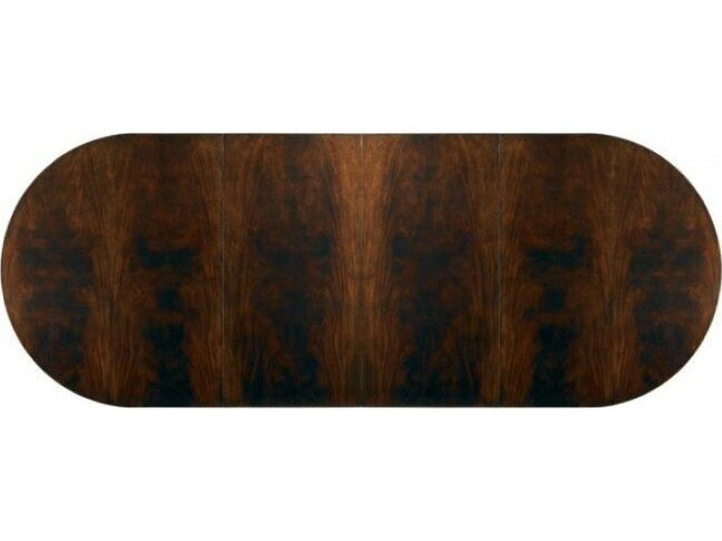 Classics Templeton Oval Dining Table in Rich Brown Antique Gold