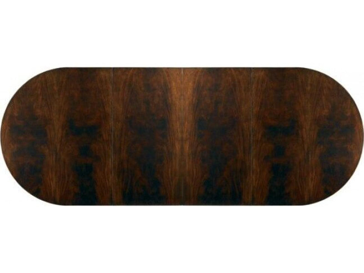 Classics Templeton Oval Dining Table in Rich Brown Antique Gold