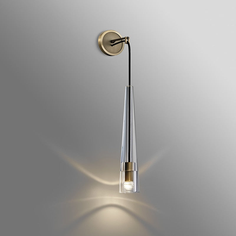 Yagern Crystal Long Wall Sconce