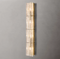 Lattice Clear Glass Sconce 49"