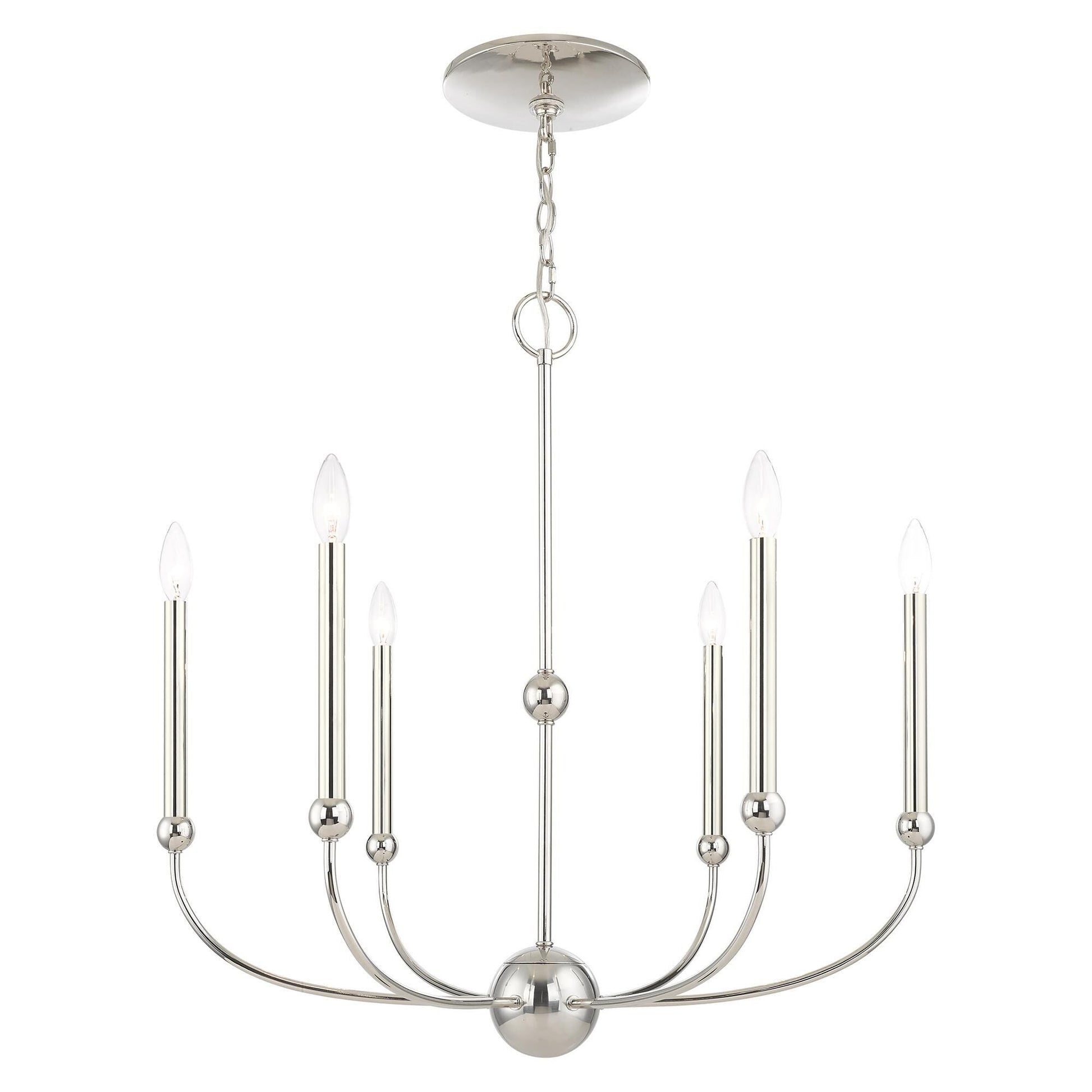 Livex Lighting Cortlandt 6 Light Chandelier Cp413041
