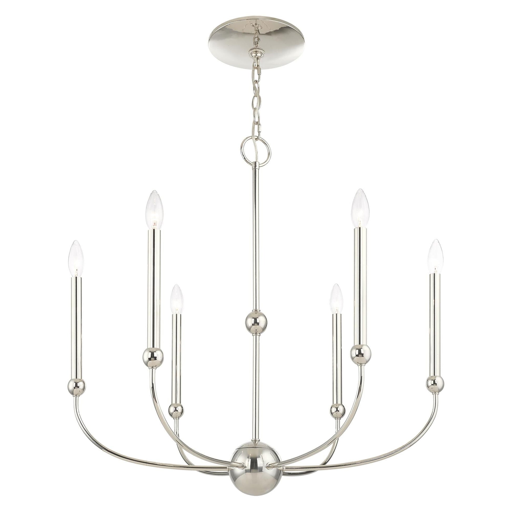 Livex Lighting Cortlandt 6 Light Chandelier Cp413041