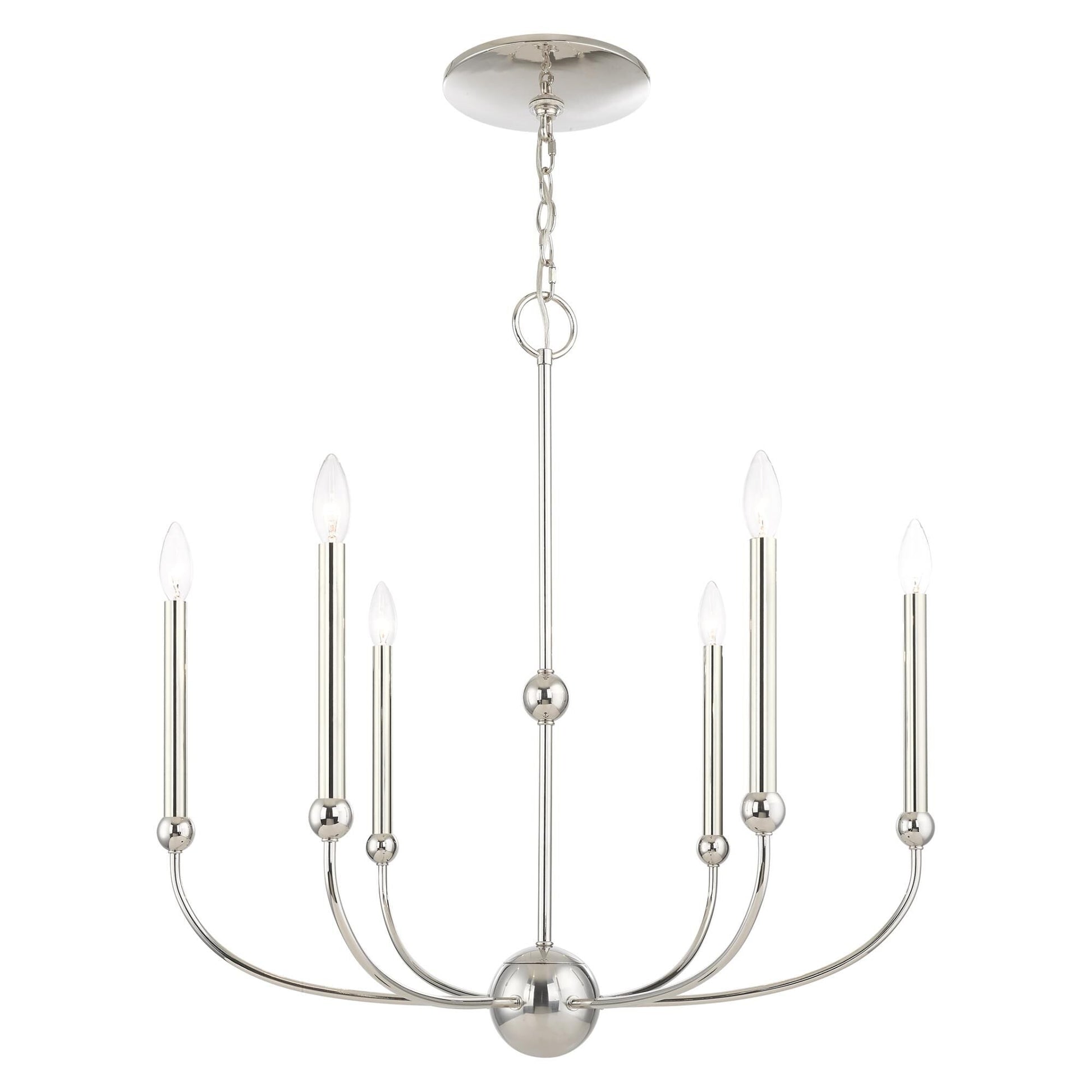 Livex Lighting Cortlandt 6 Light Chandelier Cp413041