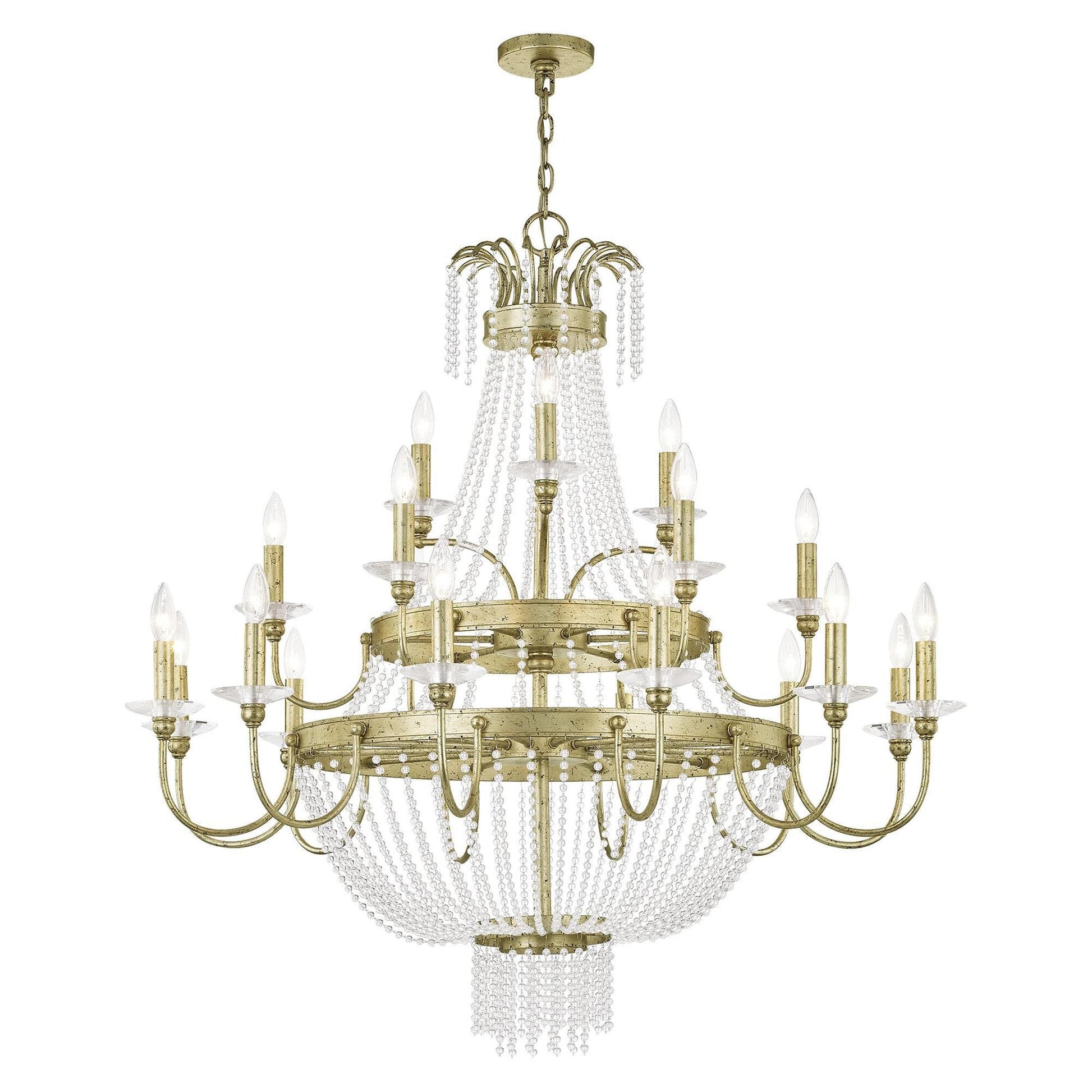 Livex Lighting Valentina 42 Inch 21 Light Chandelier Cp77841