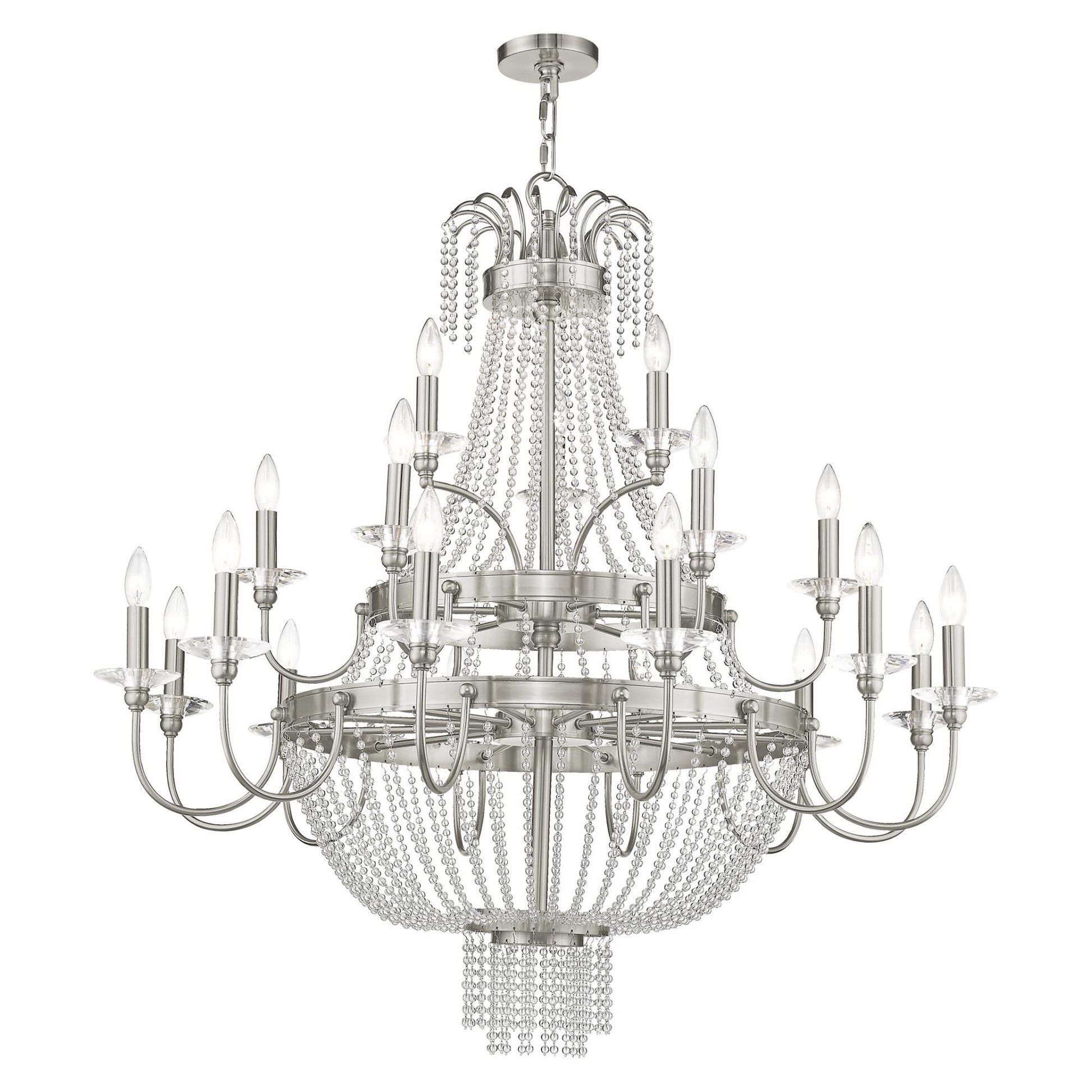 Livex Lighting Valentina 42 Inch 21 Light Chandelier Cp77841