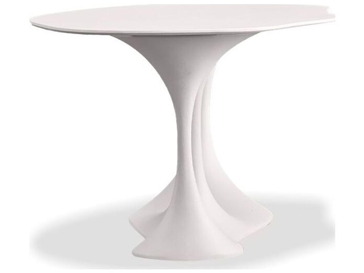 Flora Oval 79-Inch Dining Table in Tapioca MAS Epoxy